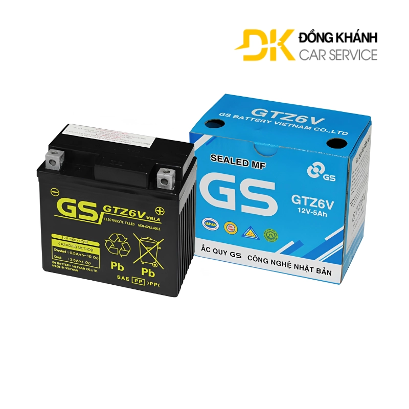 Ắc Quy GS GTZ6V MF 12V - 5Ah