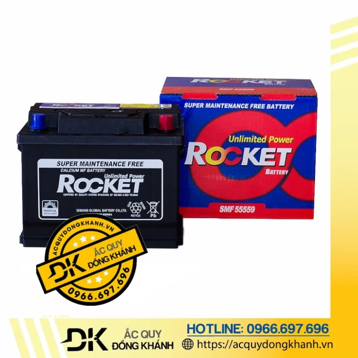 Ắc quy ROCKET SMF 55559 12V 55AH