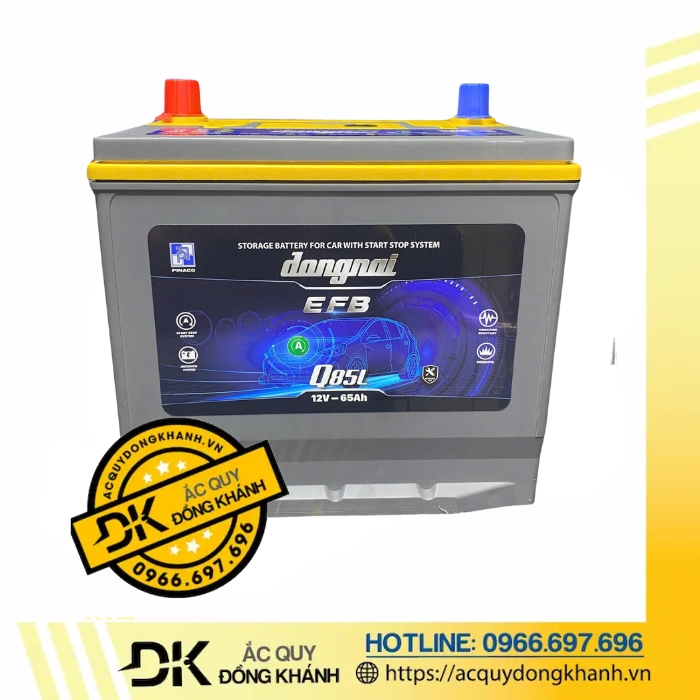 Ắc quy Đồng Nai EFB Q85L 12V 65Ah 