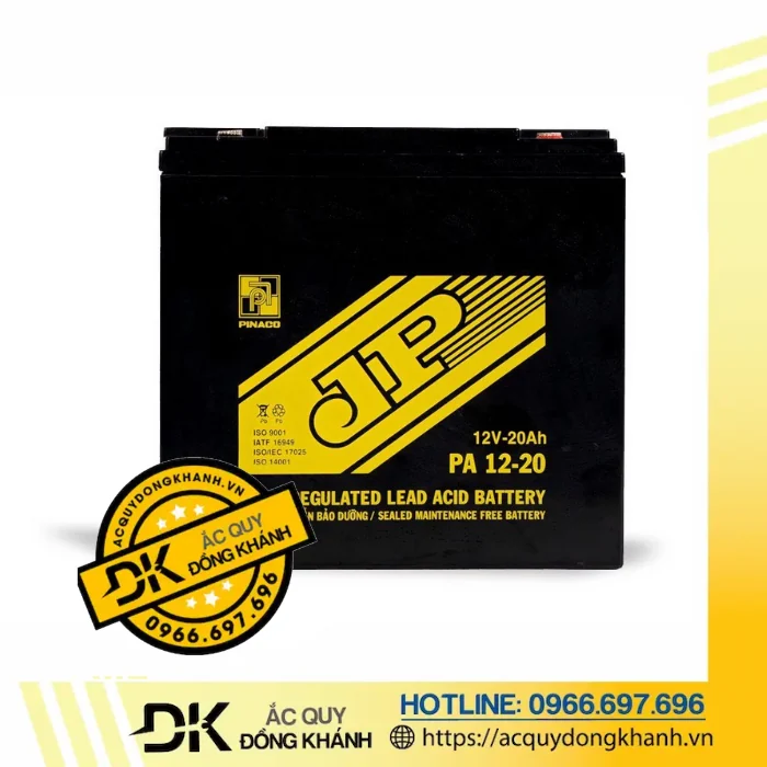Tuổi thọ vượt trội của acquy Đồng Nai PA 12-20 12V-20Ah