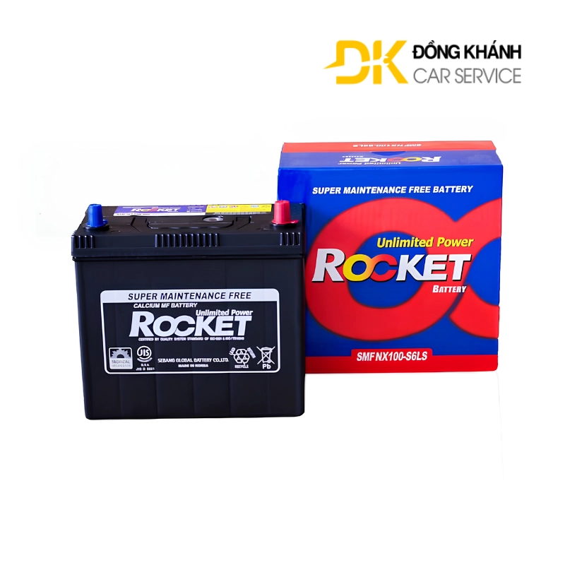 Bình Ắc Quy Rocket 45Ah 12V - SMF NX100-S6LS