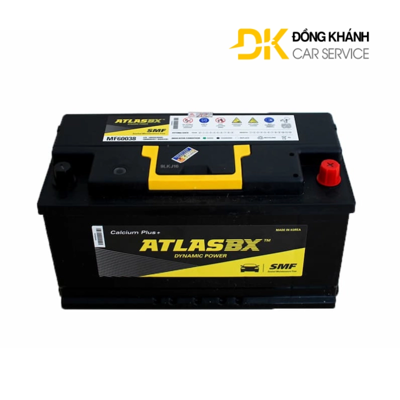 Ắc Quy Atlas Din MF60038 (DIN100) 12V - 100Ah