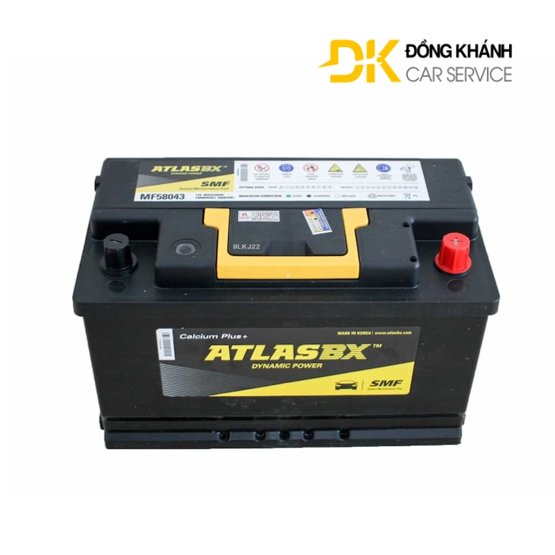Ắc Quy Atlas Din MF57113 (DIN72) 12V - 72Ah