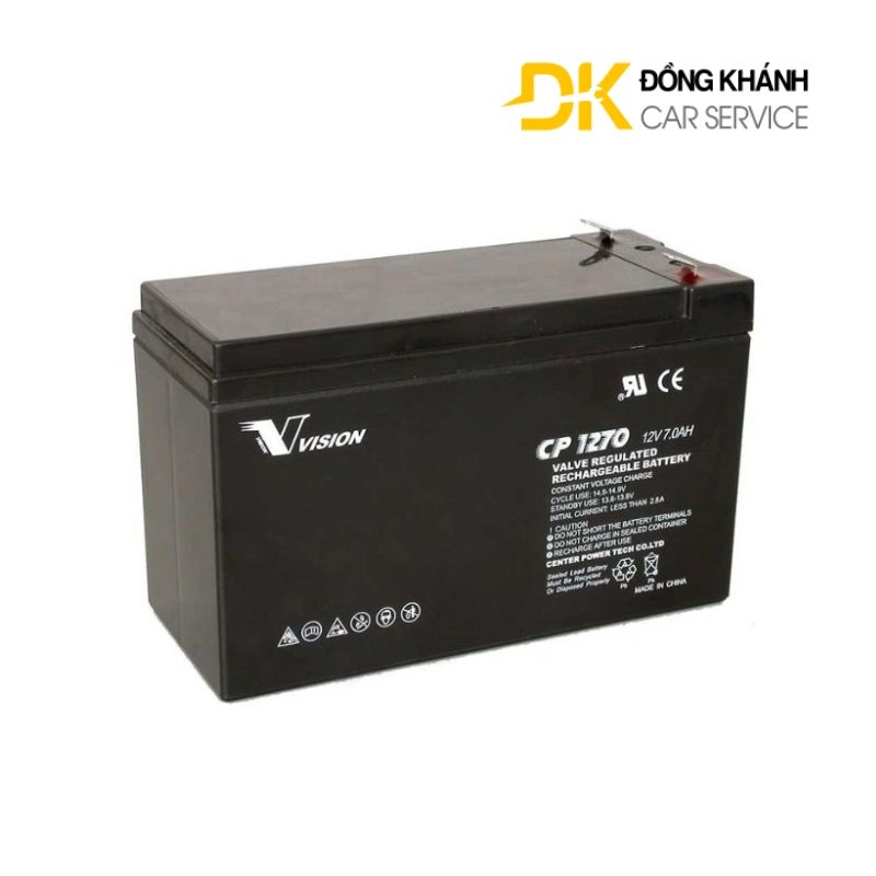 Bình Ắc Quy Vision 12V 7Ah || CP1270