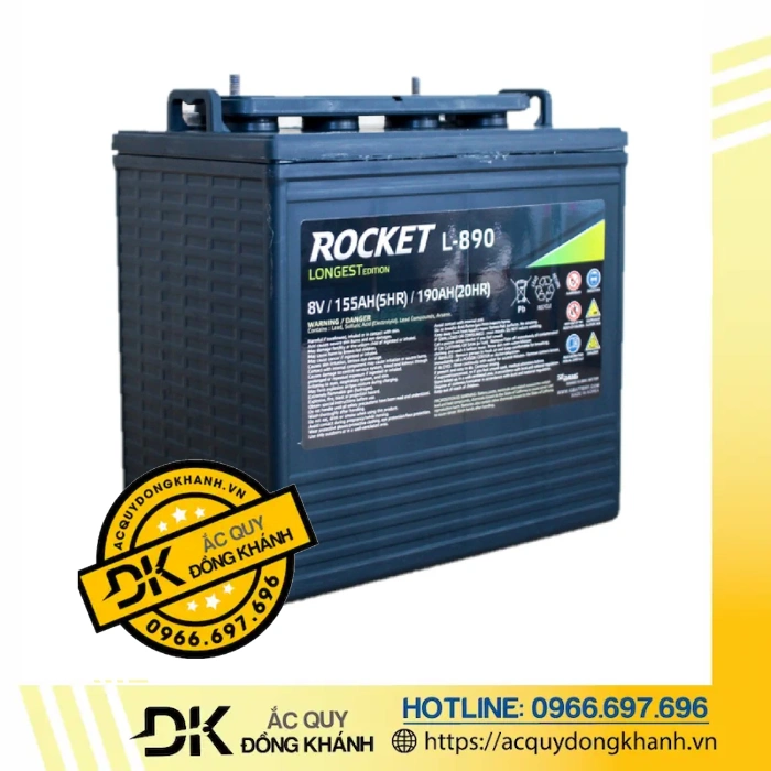 Ắc Quy ROCKET L 890 8V 190AH
