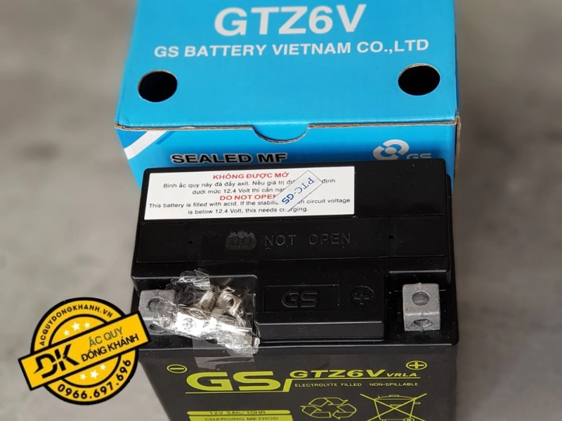 bình ắc quy gs xe vision