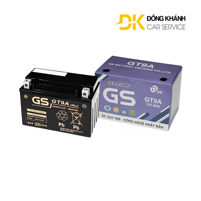 Ắc Quy GS 12V 9Ah - MF GT9A