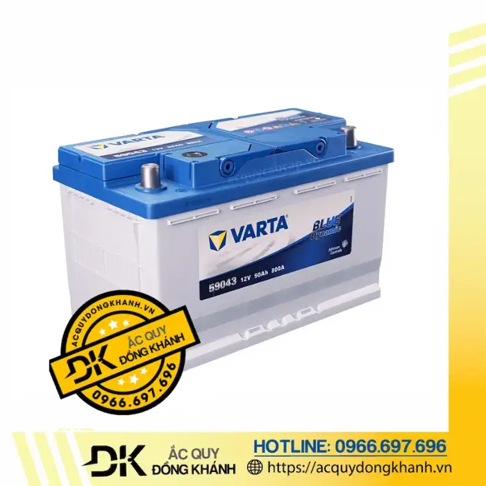 Ưu điểm vượt trội của acquy Varta 59043 DIN90 12V 90Ah