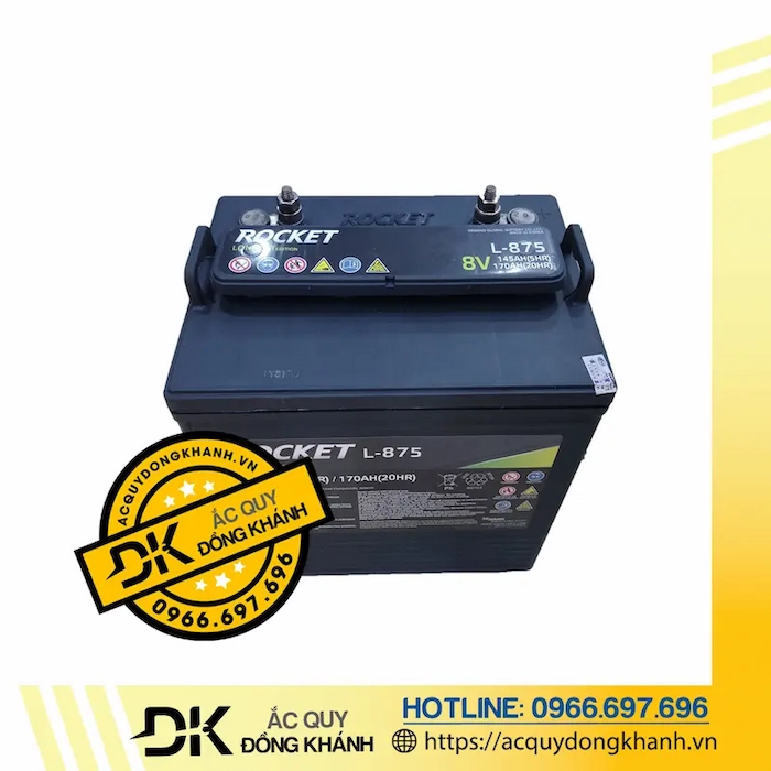 Ắc Quy ROCKET L 875 8V 170AH Ắc Quy ROCKET L 875 8V 170AH