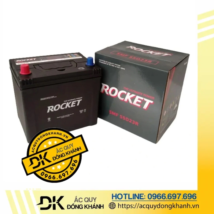 Ắc Quy ROCKET SMF 55D23R 12V 60AH