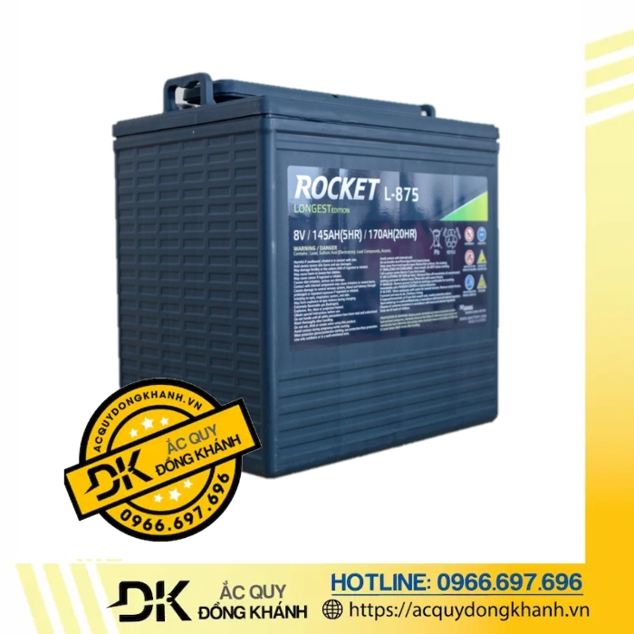 Ắc Quy ROCKET L 875 8V 170AH Ắc Quy ROCKET L 875 8V 170AH