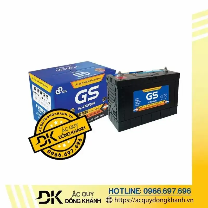 Ứng dụng và đối tượng sử dụng của ắc quy GS MF GS11531V 12V 100Ah