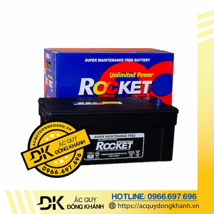 Bình Ắc Quy Rocket 200AH 12V SMF N200