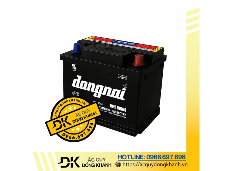 Cách kiểm tra mã bình ắc quy Đồng Nai 12V 60Ah đúng cho xe