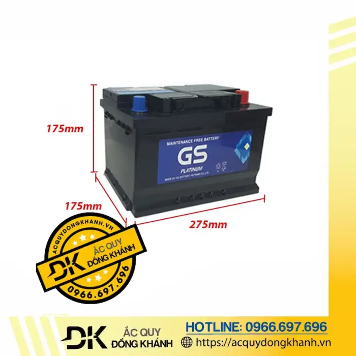 Ưu điểm nổi bật của bình ắc quy GS 70Ah DIN70 LBN