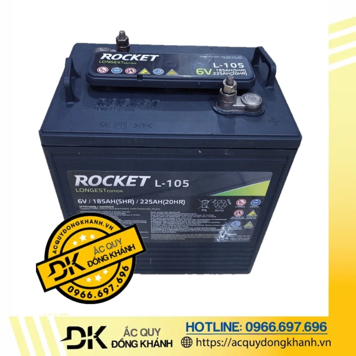 Ắc Quy ROCKET L 105 6V 225AH