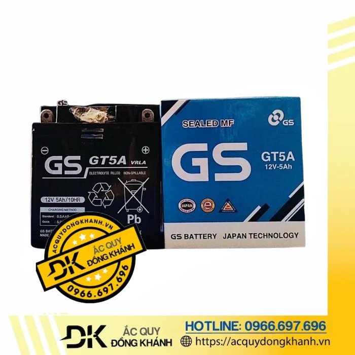 acquy GS 12V 5Ah MF GT5A acquy GS 12V 5Ah MF GT5A
