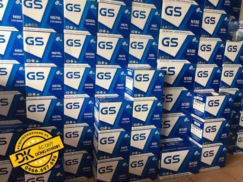 Ắc Quy GS 12V 70Ah N70 Ắc Quy GS 12V 70Ah N70