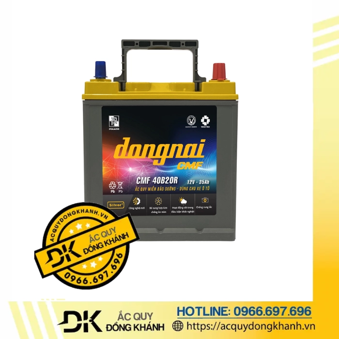 Ắc Quy Đồng Nai CMF 40B20R 12V - 35AH Ắc Quy Đồng Nai CMF 40B20R 12V - 35AH