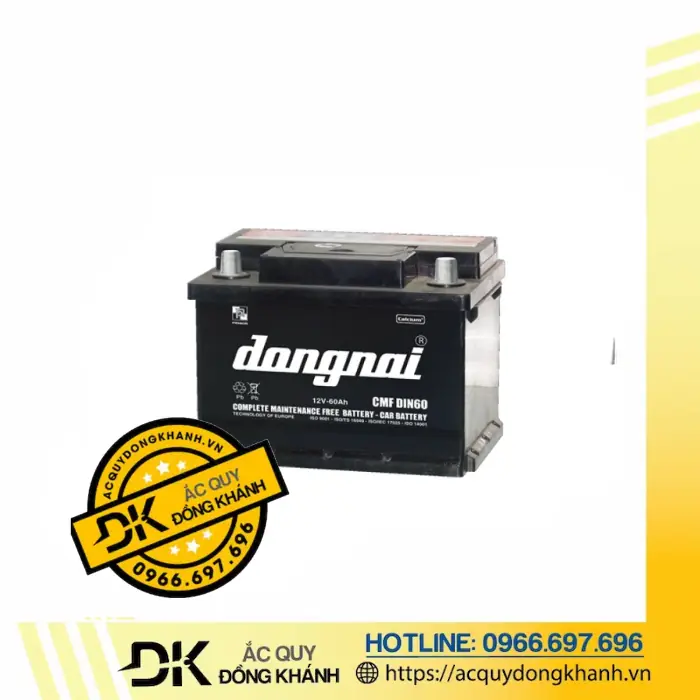 Những ưu điểm nổi bật của bình ắc quy Đồng Nai CMF DIN60 12V 60Ah