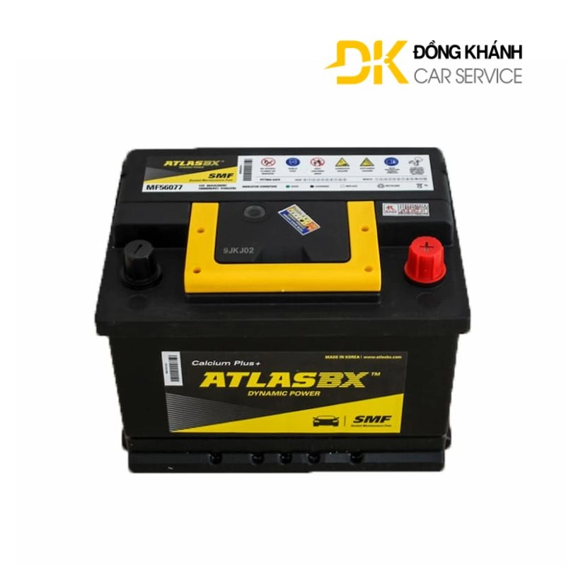 Ắc Quy Atlas Din MF56077 (L) (Din 60) 12V - 60Ah
