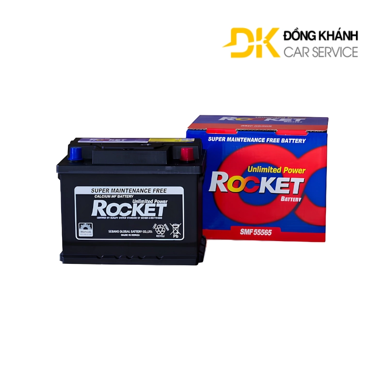 Ắc quy ROCKET SMF 55565 12V - 55AH
