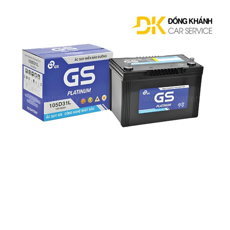 Bình Ắc Quy GS 12V 90Ah - GS 105D31L MF