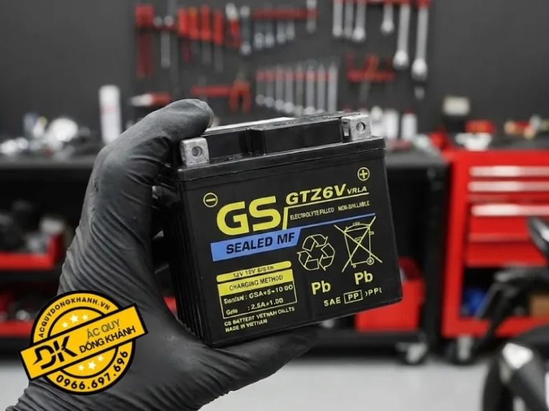 Báo giá bình ắc quy GS cho xe Vision chính hãng