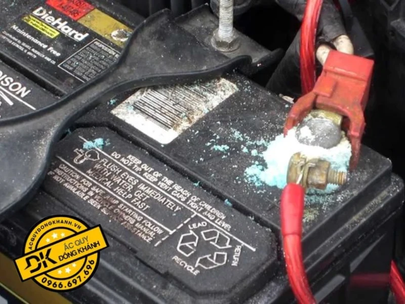 thay ắc quy ô tô Phường Định Công