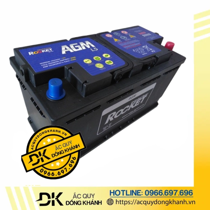 Ắc Quy ROCKET AGM L5 12V 100AH