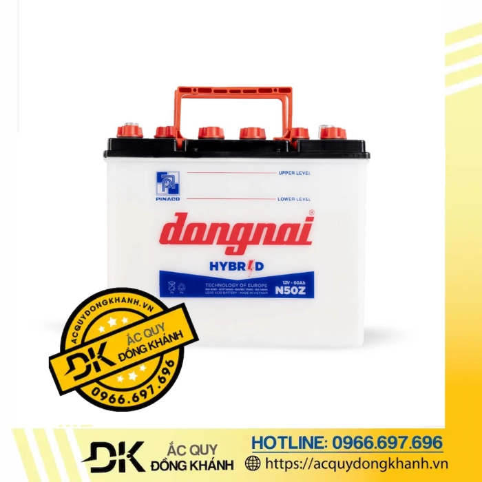 Ắc quy Đồng Nai N50Z 12V 60AH