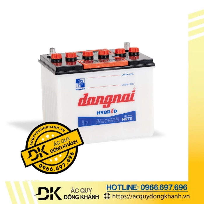 Bình ắc quy Đồng Nai 12V 65AH NS70