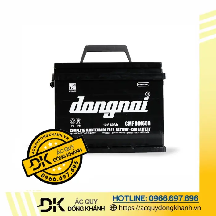 Một số ưu điểm nổi bật của ắc quy Đồng Nai CMF DIN60R 12V 60Ah 