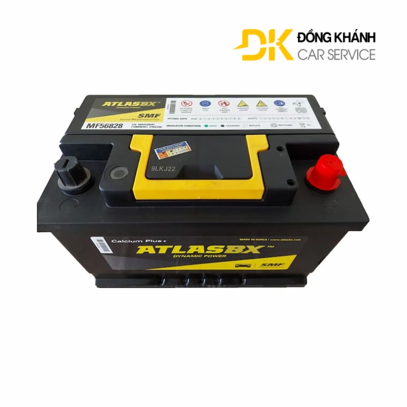 Bình Ắc Quy Atlas 68AH 12V - Din MF56828 Din68