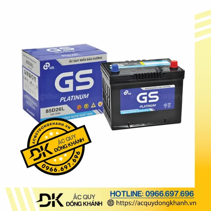 Một số ứng dụng thường gặp ở ắc quy GS 75Ah