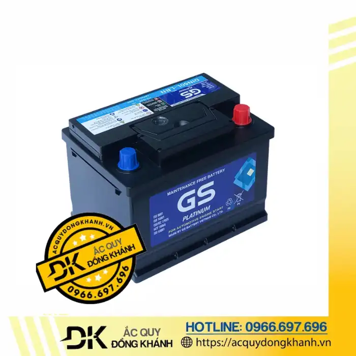 Tổng quan về ắc quy GS MF DIN60R 12V 60Ah