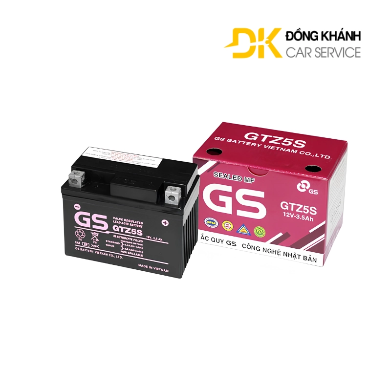 Ắc Quy GS GTZ5S MF 12V - 3,5Ah