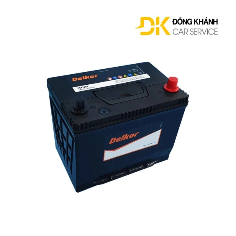 Bình Ắc Quy Delkor 75ah - 12V NX110-5/L (95D26L/R)