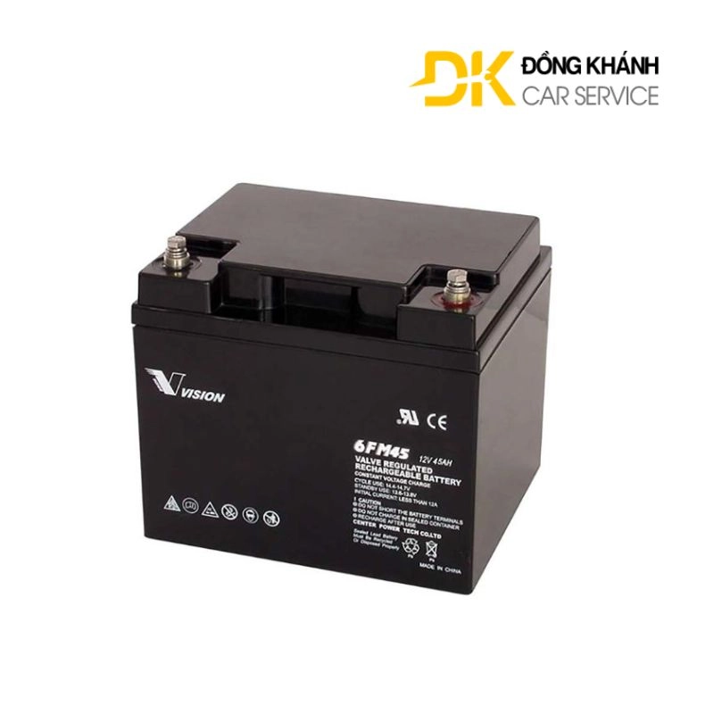 Bình Ắc Quy Vision 45Ah 12V || 6FM45-X