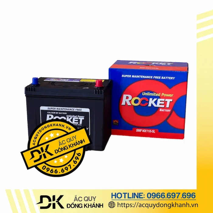 Bình Ắc Quy Rocket 70Ah 12V SMF NX110-5L Bình Ắc Quy Rocket 70Ah 12V SMF NX110-5L