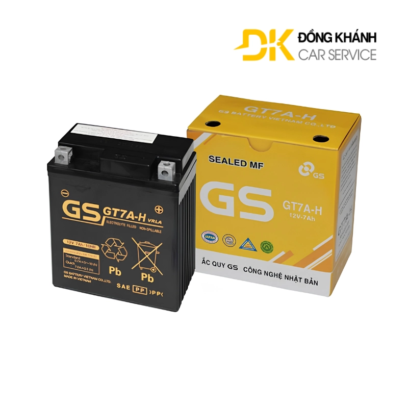 Ắc Quy GS 12V 7Ah - MF GT7A-H