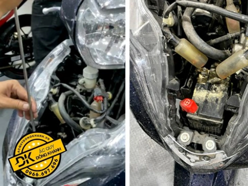 bình ắc quy gs xe vision