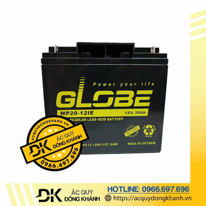 Ắc quy Globe WP20-12 IE 12V-20Ah