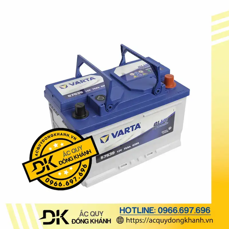 Tổng quan về bình acquy Varta 75Ah 12V 57539 DIN75