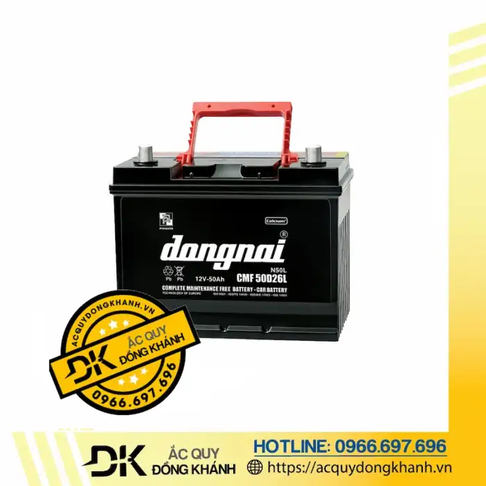Một số dòng xe phù hợp với bình ắc quy khô Đồng Nai 50Ah CMF 50D26L