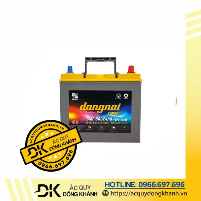 Giới thiệu tổng quan về ắc quy Đồng Nai CMF 50B24RS 12V 45Ah