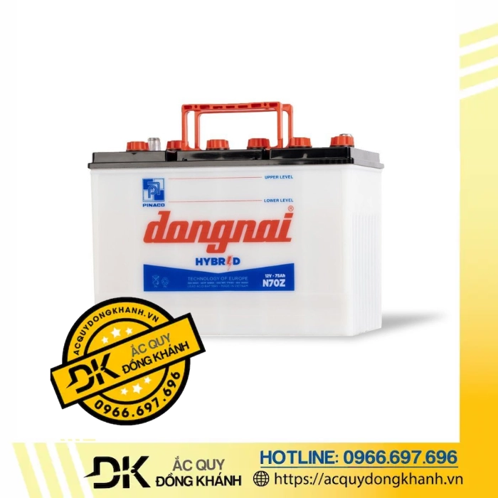 ​​​​​​​Ắc quy Đồng Nai 12V-75AH N75/N70Z
