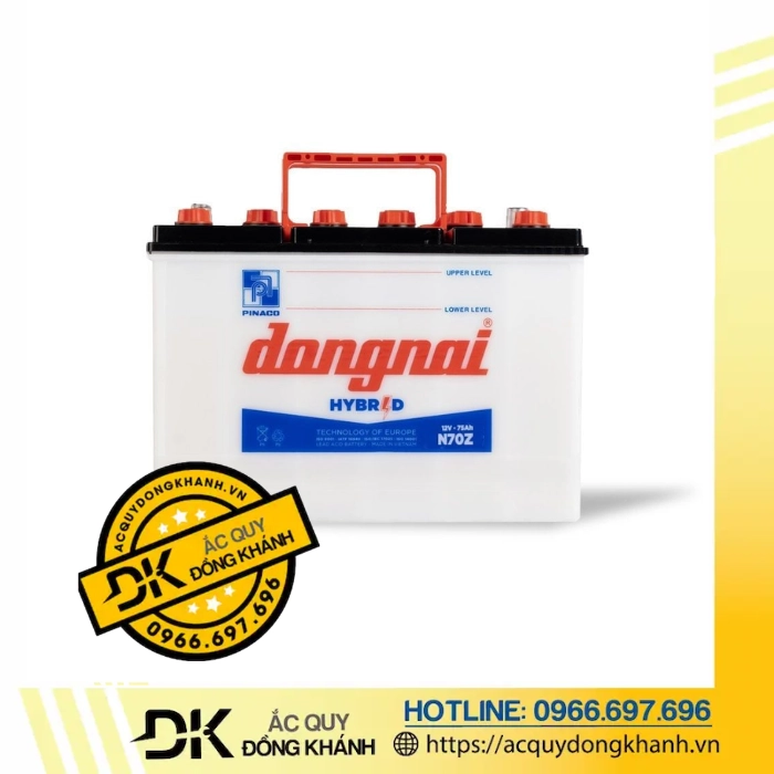 Ắc quy Đồng Nai 12V-75AH N75/N70Z