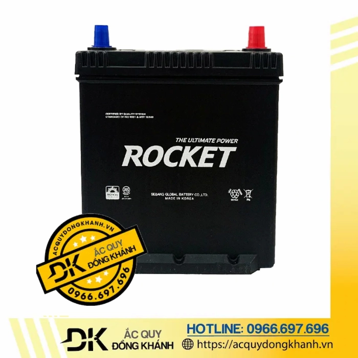 Ắc Quy Rocket 50AH 12V SMF 50D20L Ắc Quy Rocket 50AH 12V SMF 50D20L