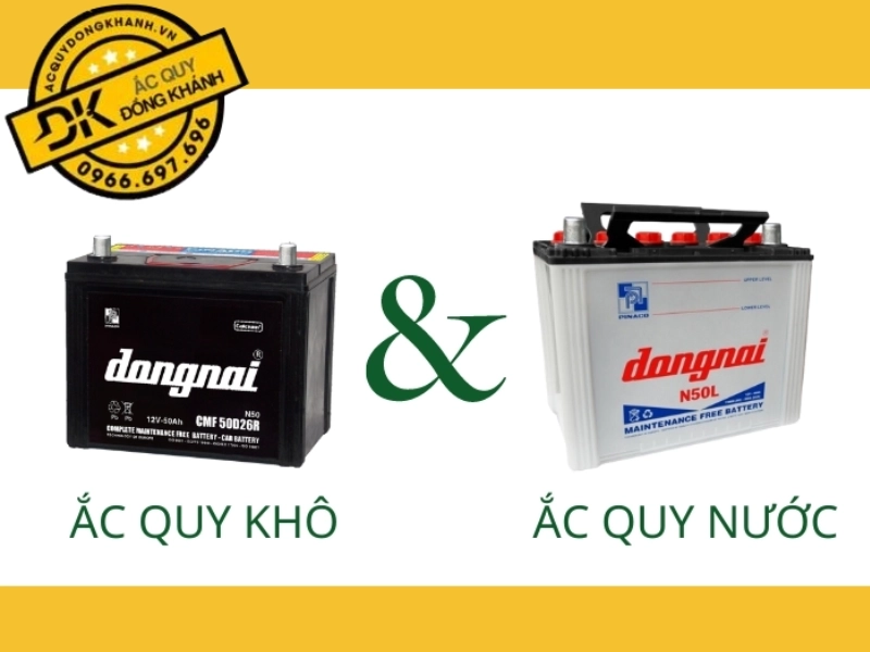 Ắc quy 12v 50ah gồm những loại nào?